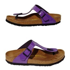 Birkenstock Gizeh Purple Thong Slip On Comfort Sandals Women’s EU 37 US 6